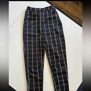 Black and white pants